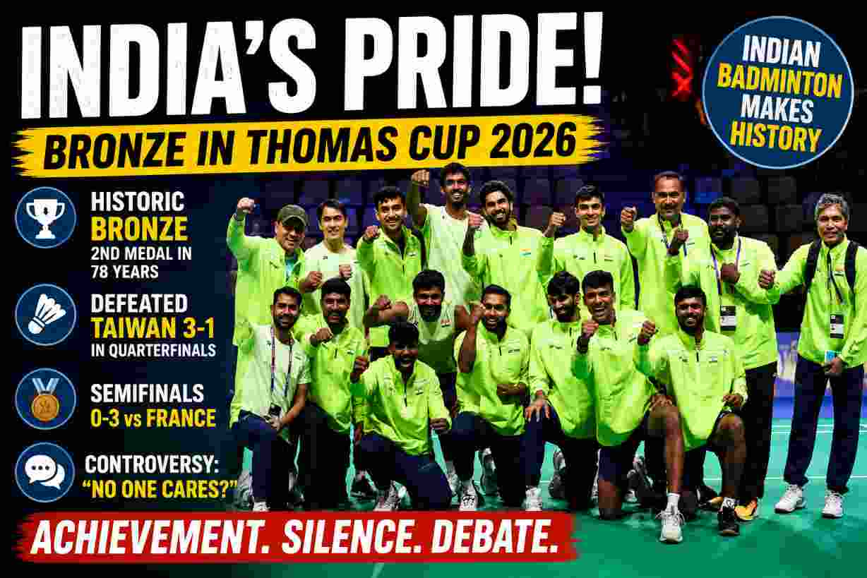 India’s Thomas Cup Bronze (2026)
