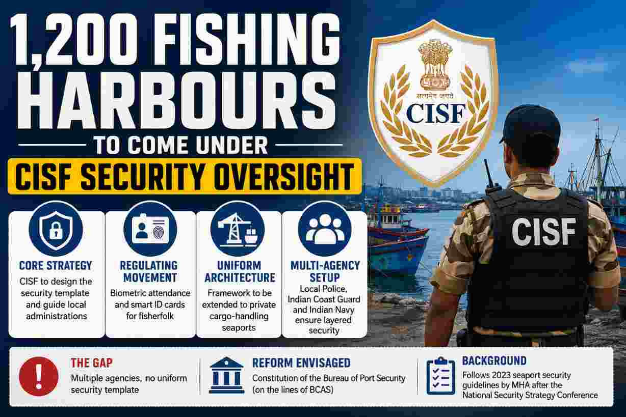 Govt. plans security protocol for fishing harbours under CISF oversight